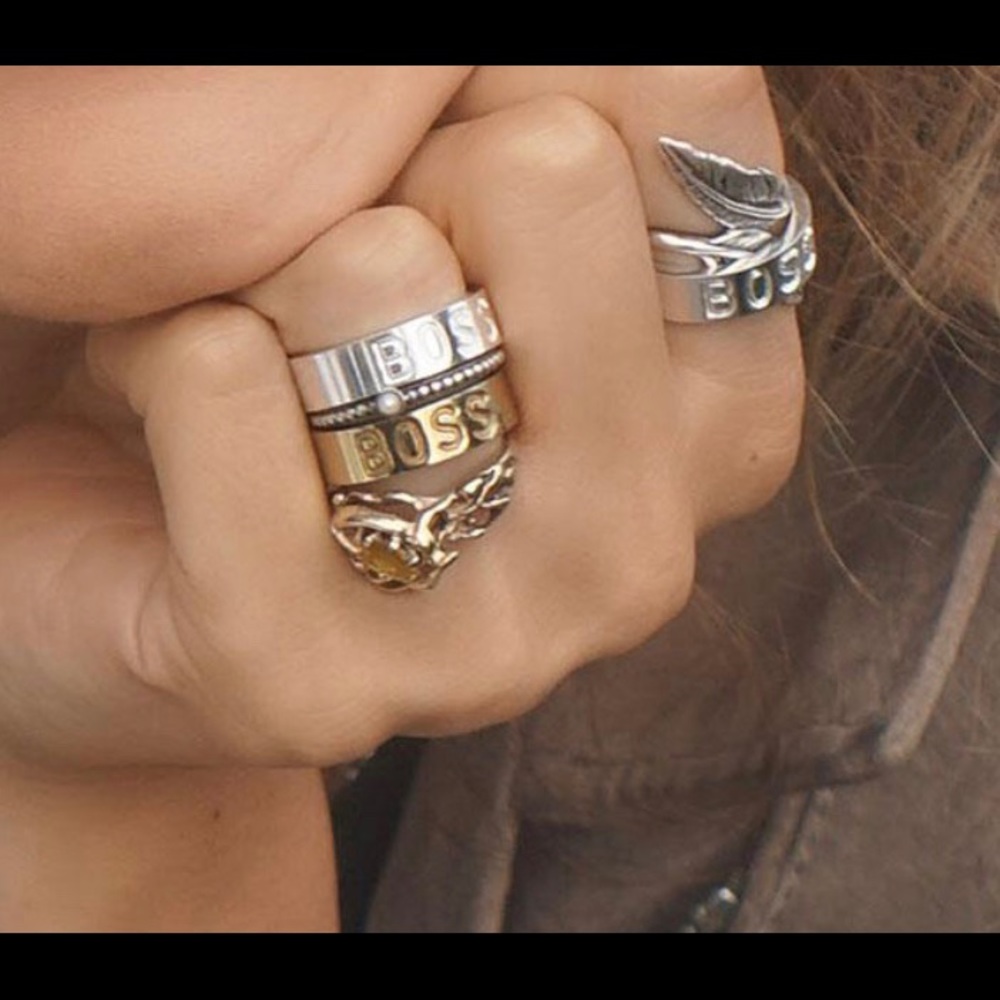 Gold BOSS Ring